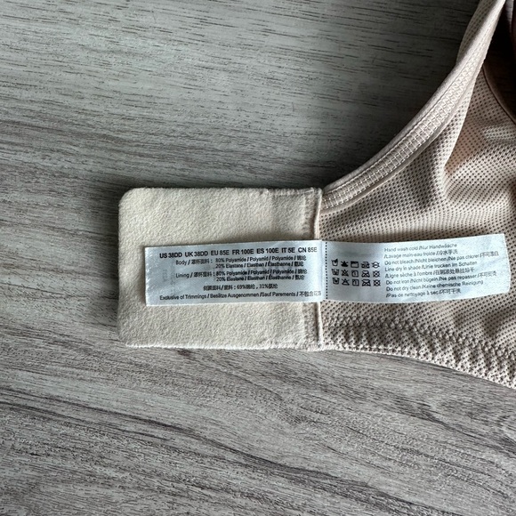 SYROKAN Max Control Underwire Sports Bra  Adjustable Straps Unlined 38DD - Picture 6 of 9